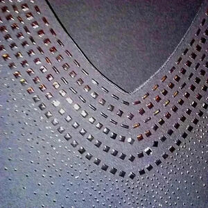 Women's Polyester Plunging V neck Party Top with Sparkle Detail from Torrid